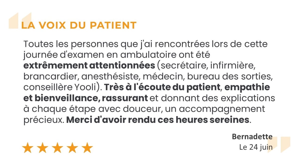 La voix du patient 08-2025